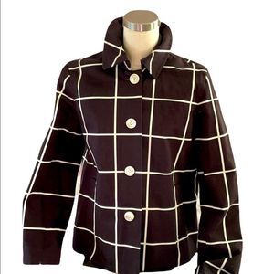🔥Ralph Lauren Plaid coat, colors are brown and cream, size M ,❤️